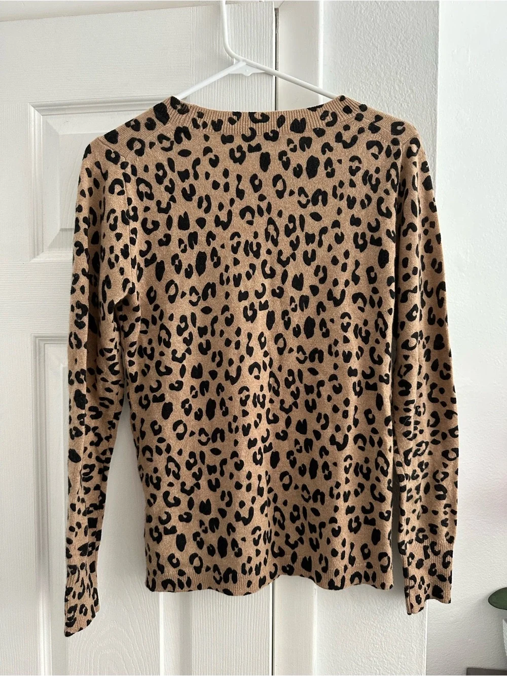 J. Crew Leopard Print Sweater